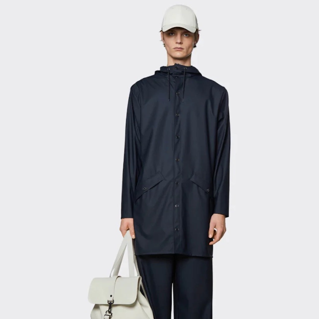 RAINS | Long Jacket | Navy