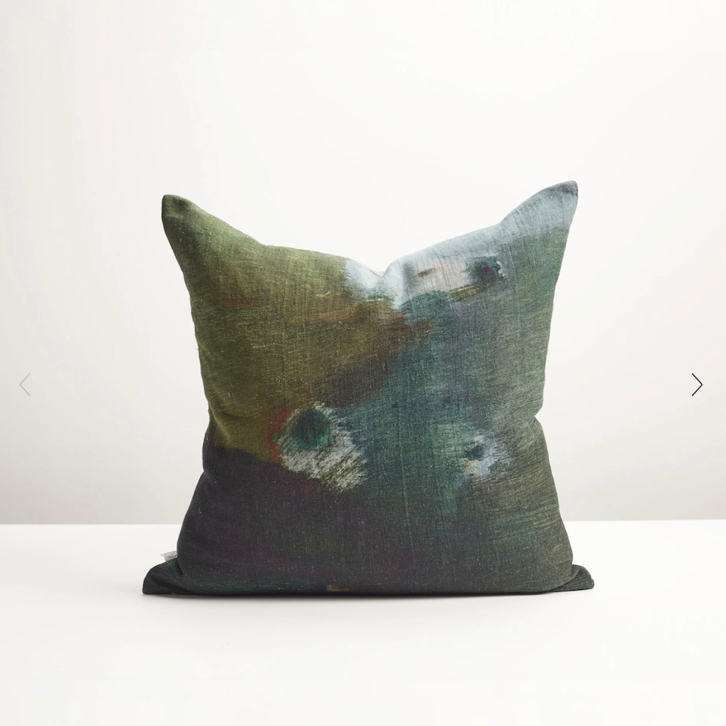 Deep Dusk Linen Cushion