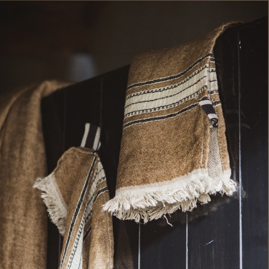 Belgian Fouta Hand Towel | Bruges Stripe