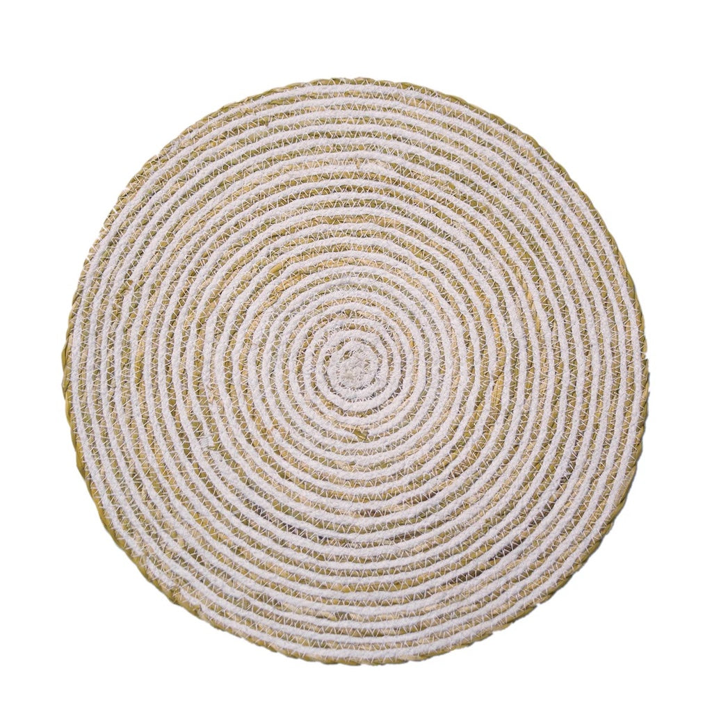Round Jute/Cotton Placemat