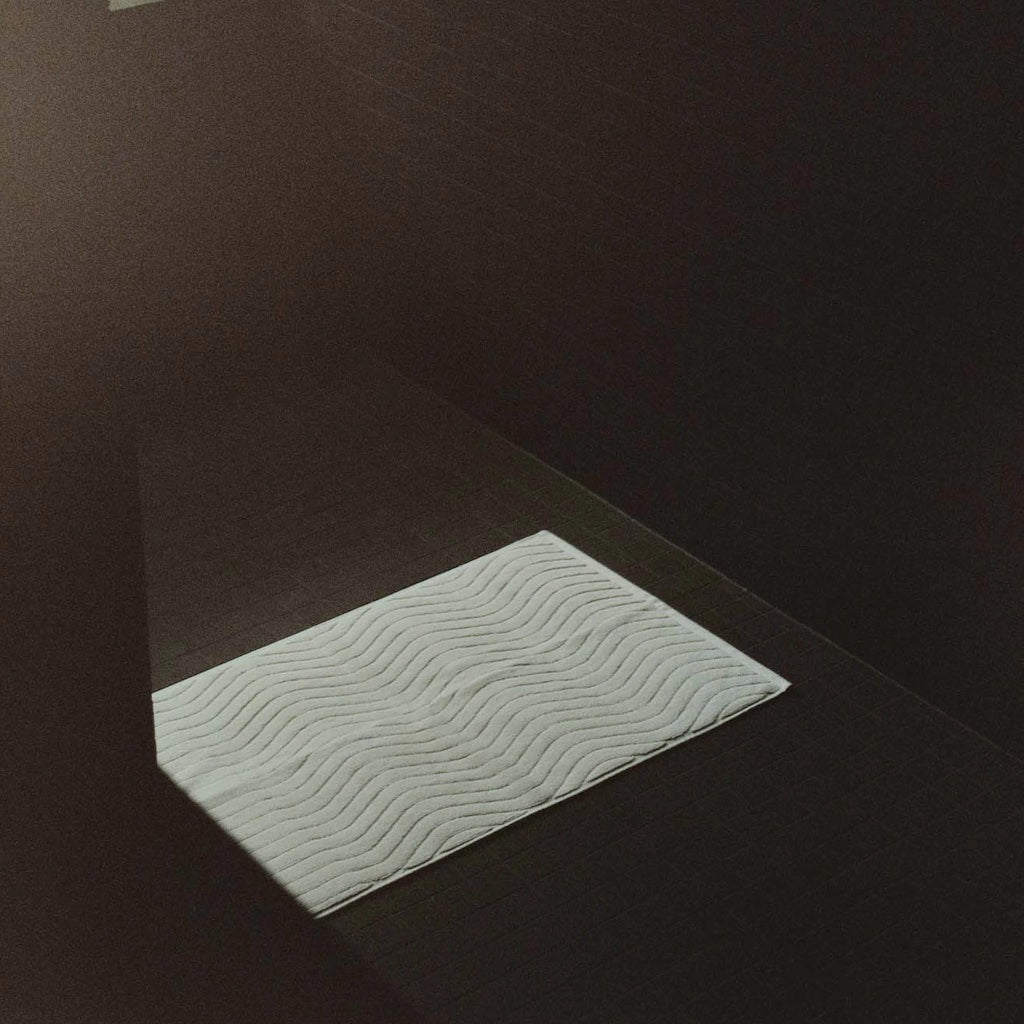 Eyre Organic Cotton Bath Mat | Ivory