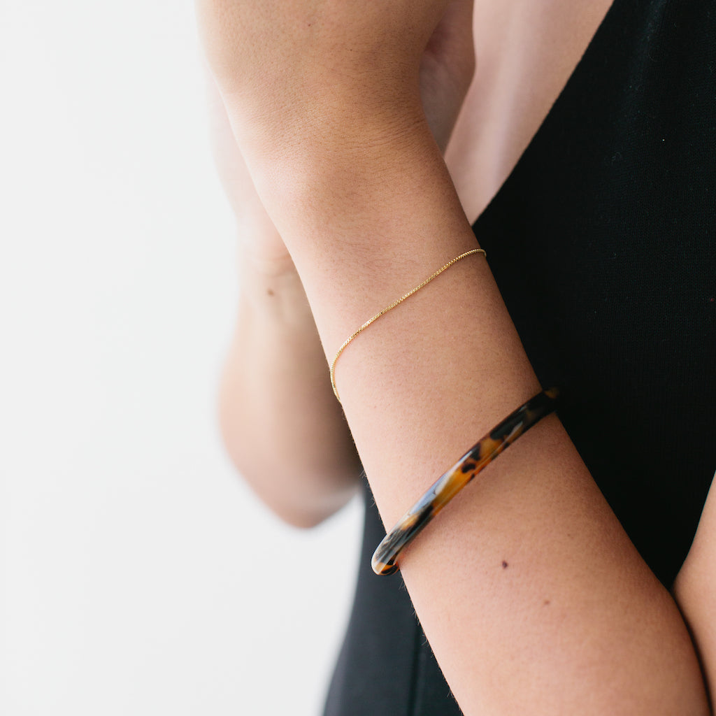 Bold Bangle | Dark Tort