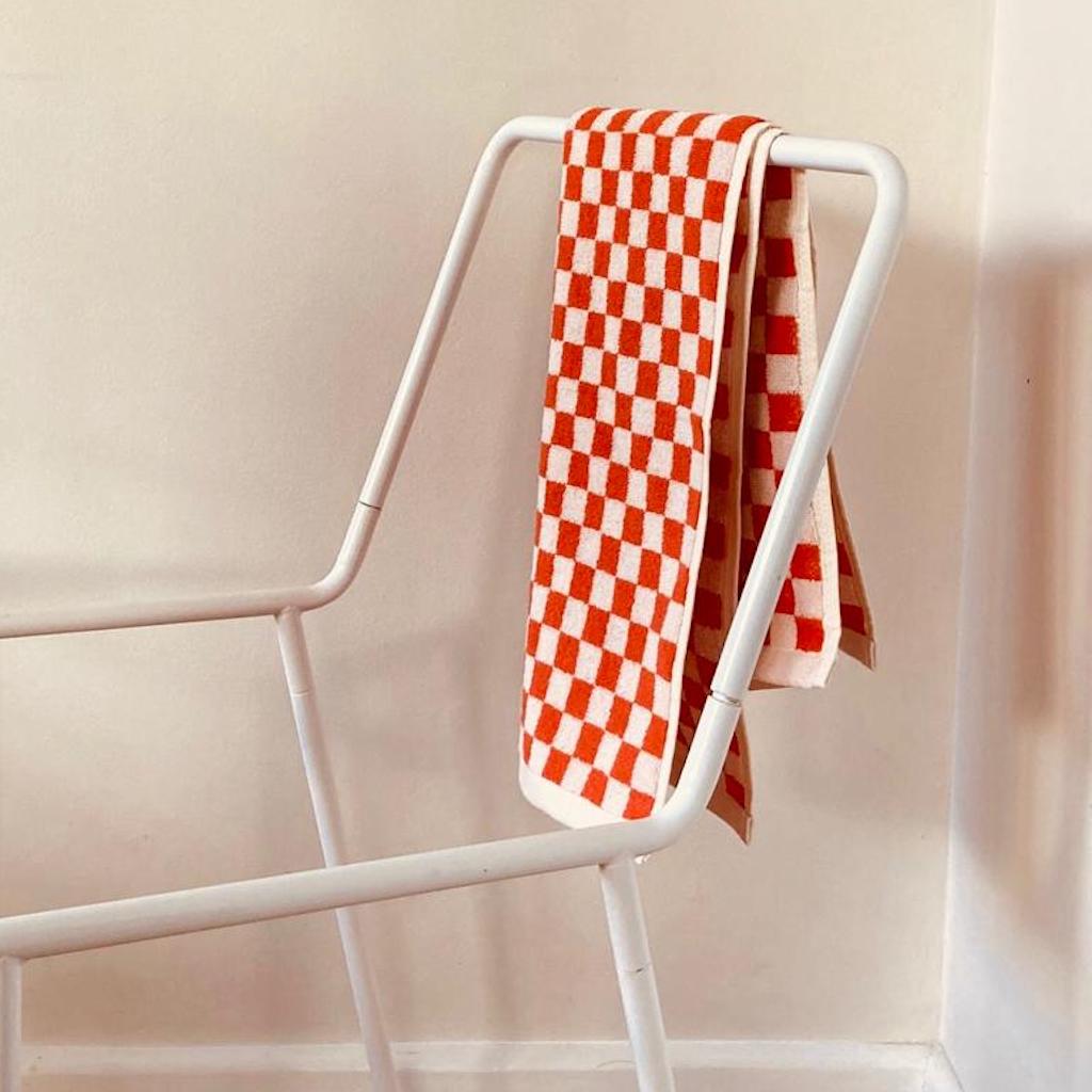 Josephine Organic Hand Towel | Paloma Sun & Ecru