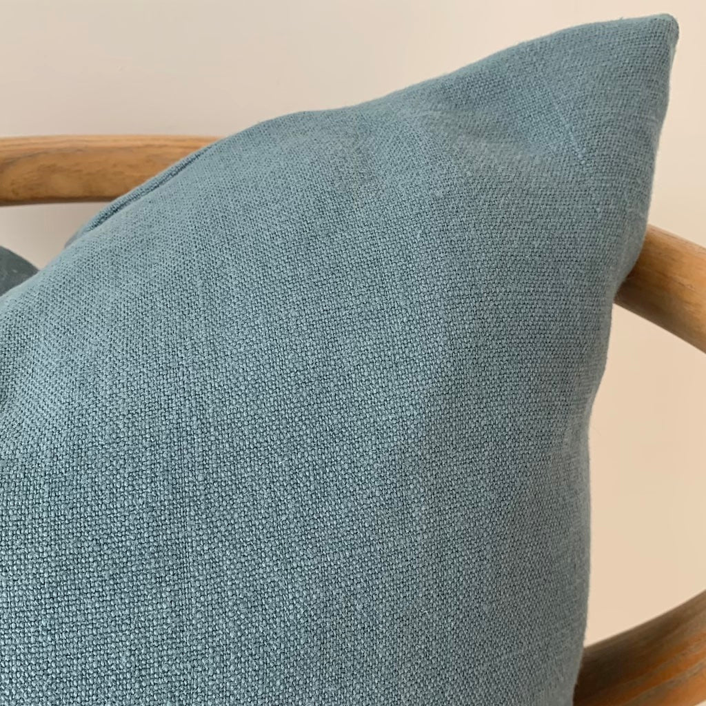 Linen Cushion | Teal