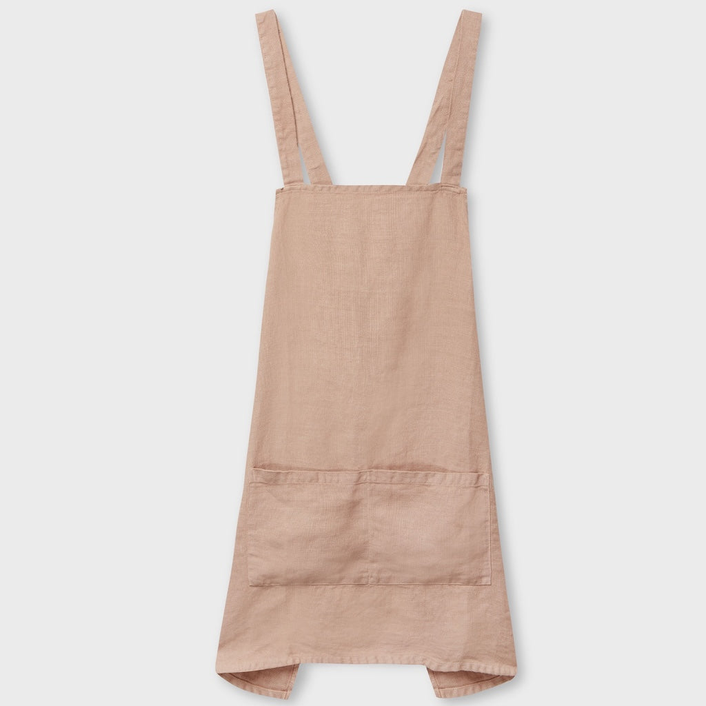 Jude Linen Apron | Fawn