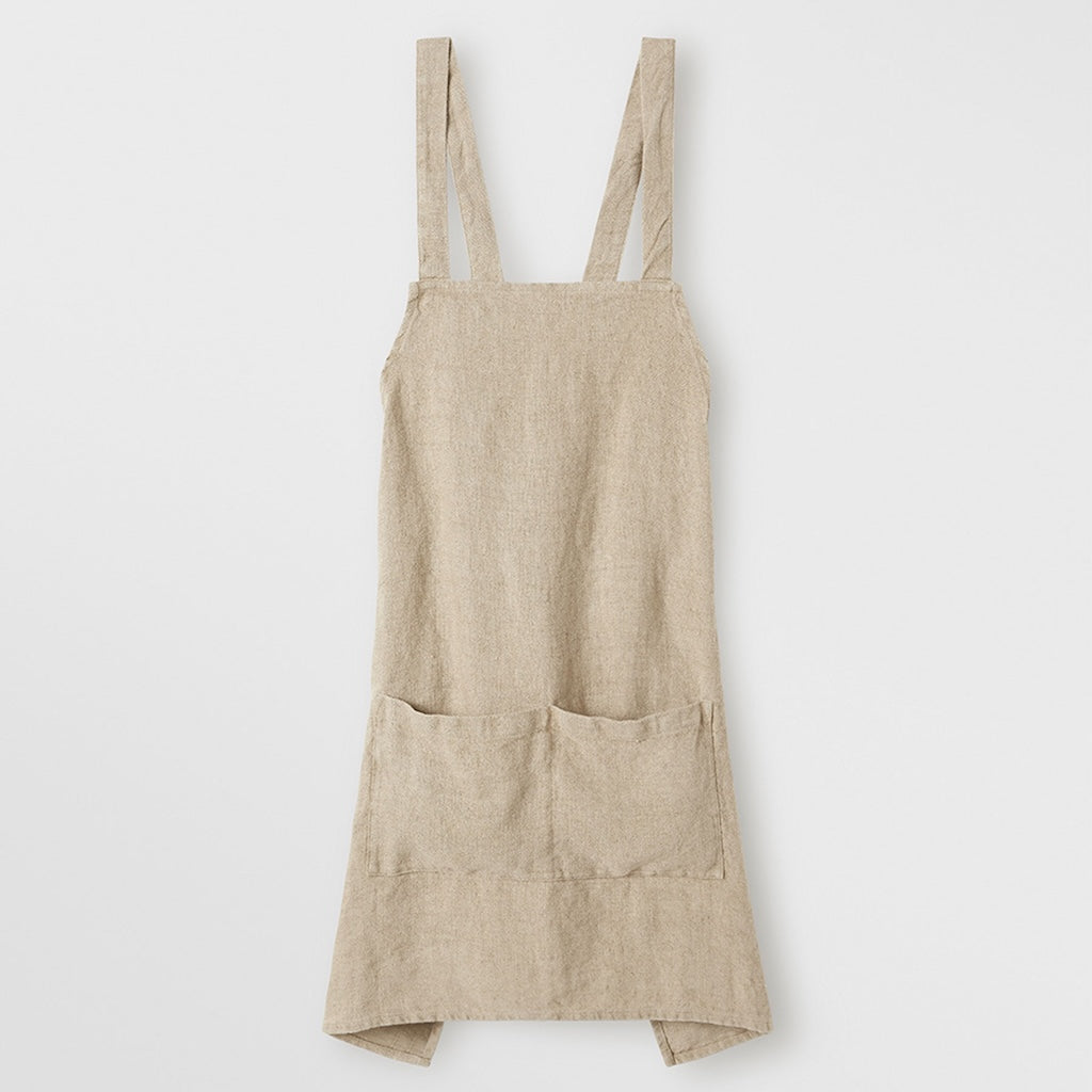 Jude Linen Apron | Natural