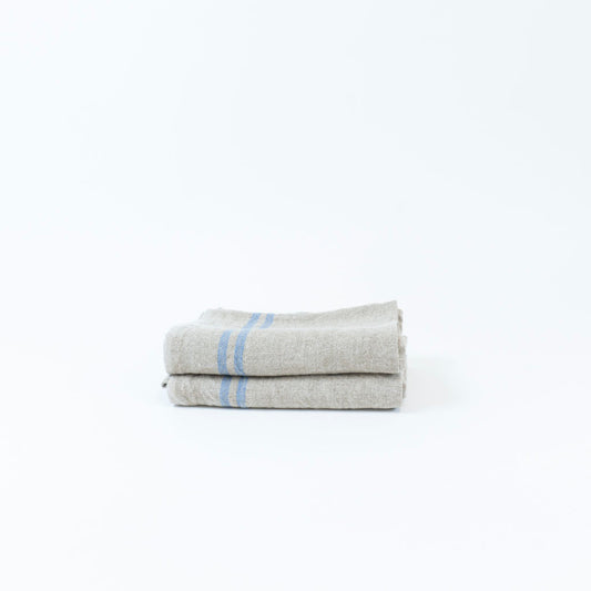 Country Tea Towel | Natural/Blue