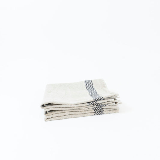 Lustucru Tea Towel | Linen/Noir