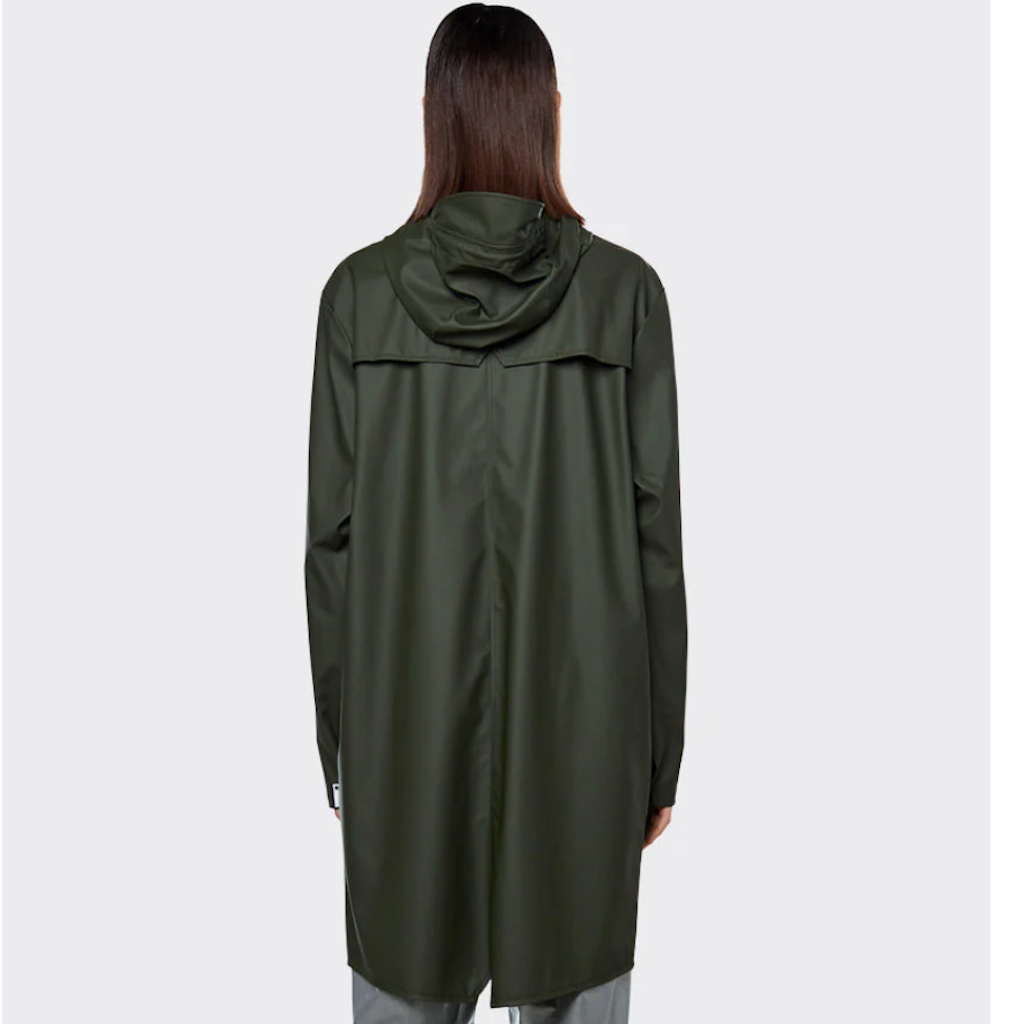 RAINS | Long Jacket  |  Green