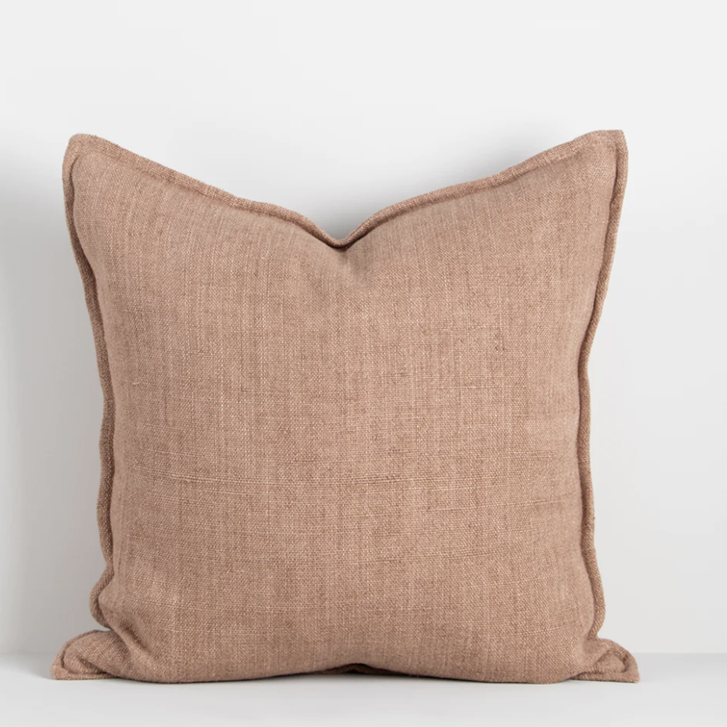 Flaxmill Cushion | Clay
