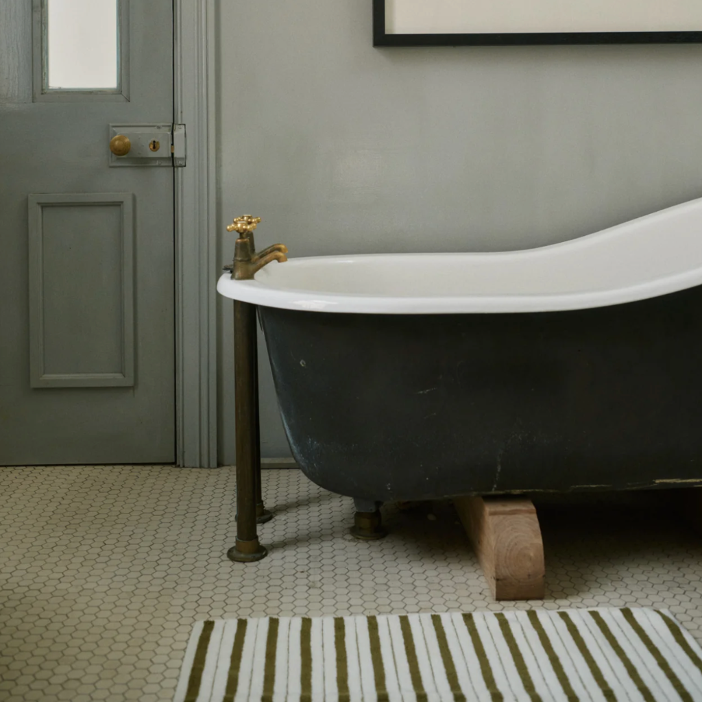 Echo Bath Mat Caper & Chalk