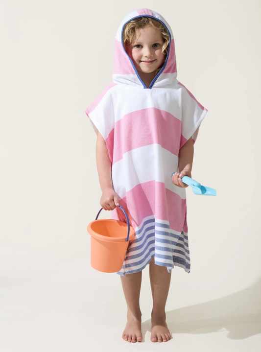 Kids Hooded Towel | Pink
