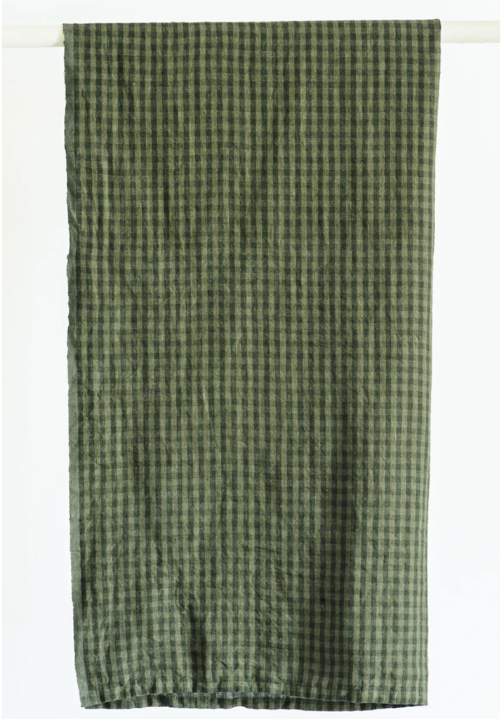 Tea Towel | Sage Check