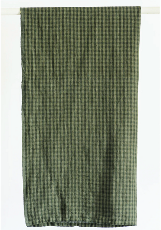 Tea Towel | Sage Check