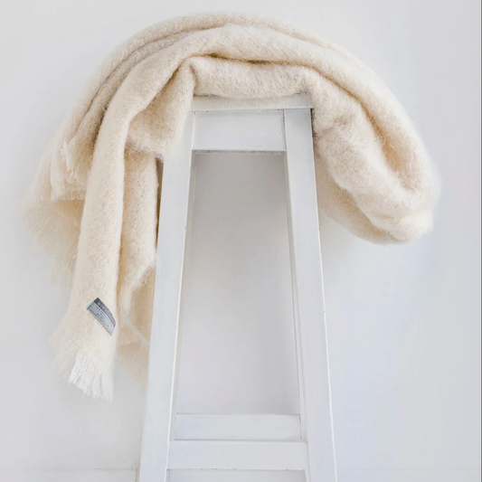 Alpaca Throw  |  Cream