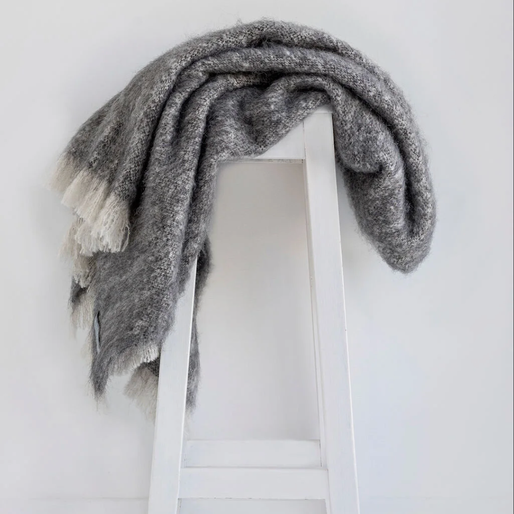 Alpaca Throw  |  Granite