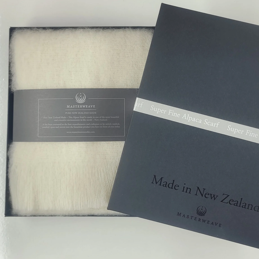 Alpaca Scarf  |  Cream