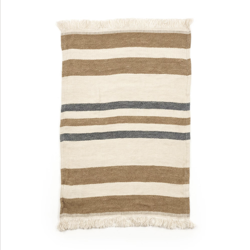 Belgian Fouta Guest Towel | Dakota Stripe
