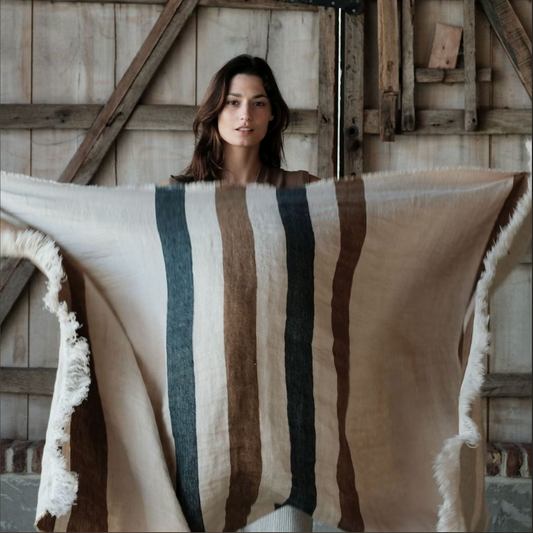 Belgian Fouta Throw | Dakota Stripe