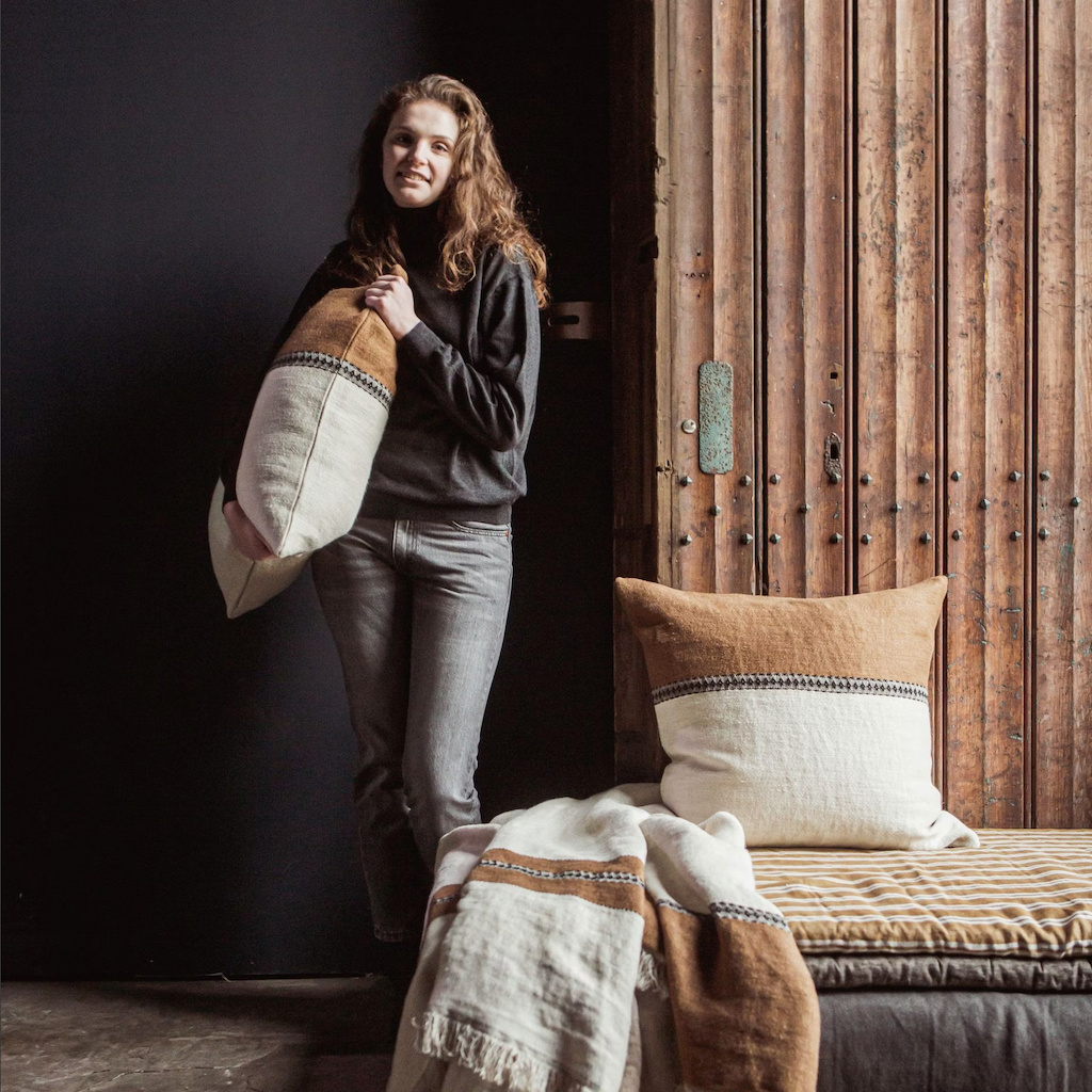 Belgian Cushion | Etienne Stripe