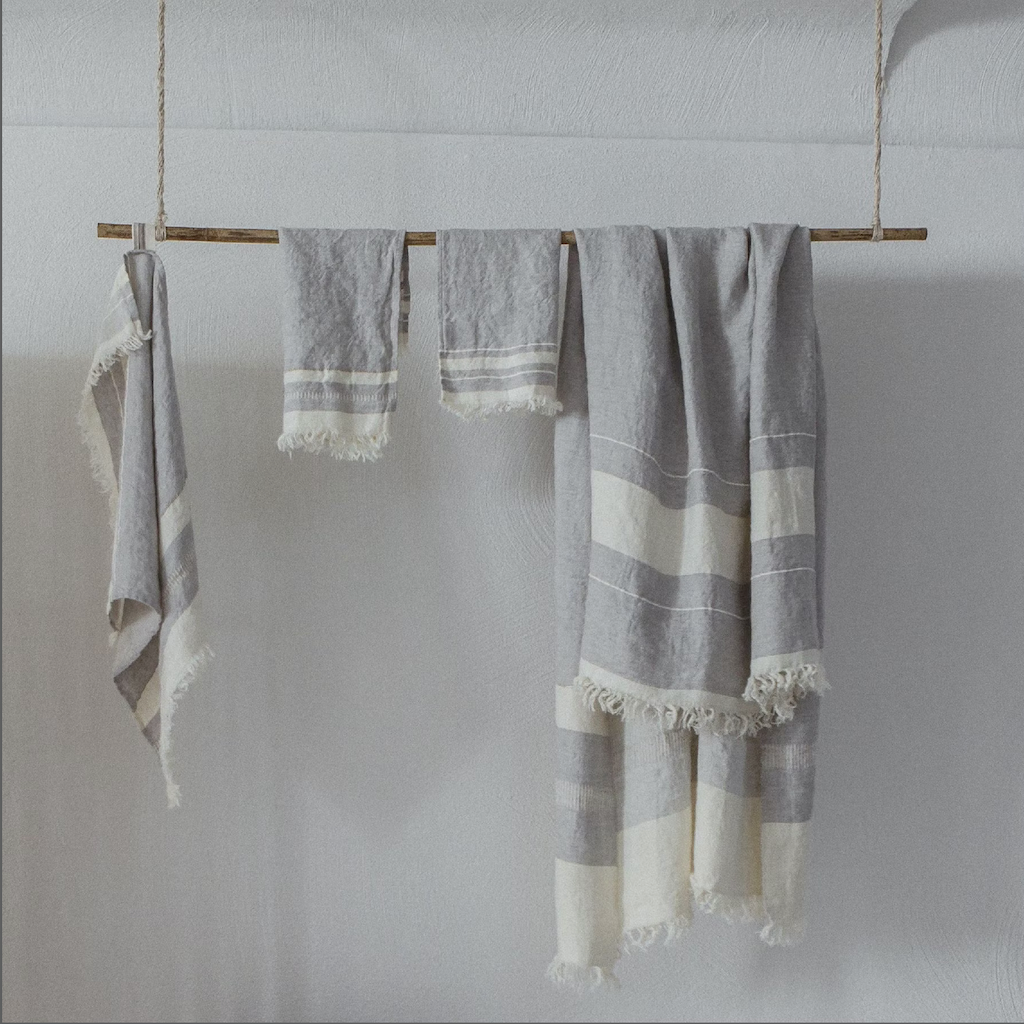 Belgian Fouta Hand Towel | Gent Stripe