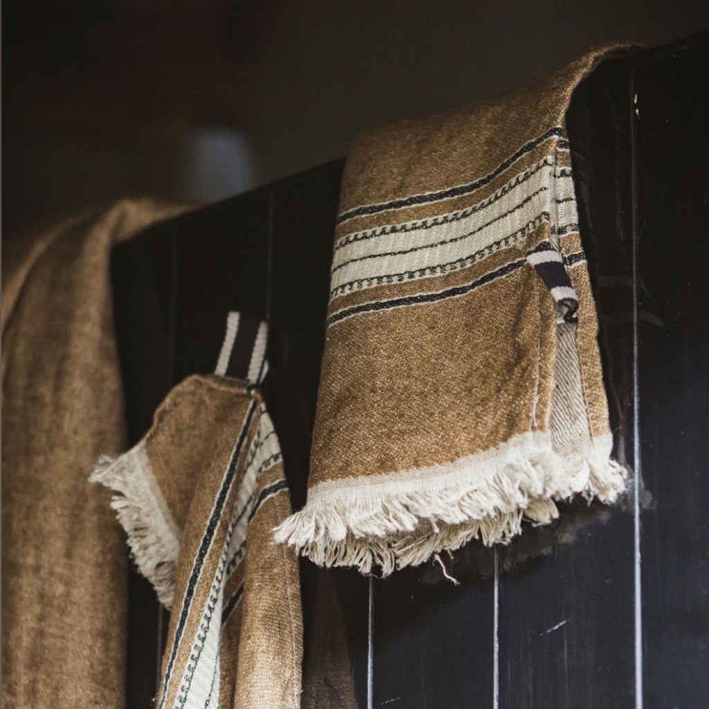Belgian Fouta Hand Towel | Bruges Stripe