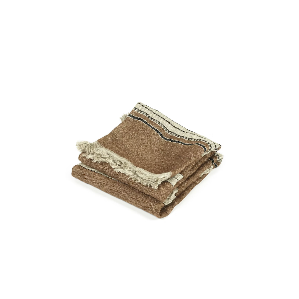 Belgian Fouta Hand Towel | Bruges Stripe