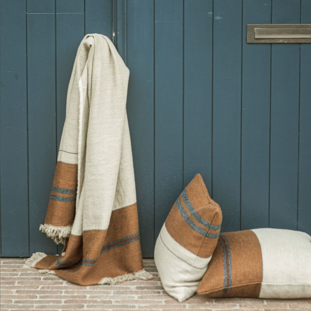 Belgian Cushion | Highland Stripe