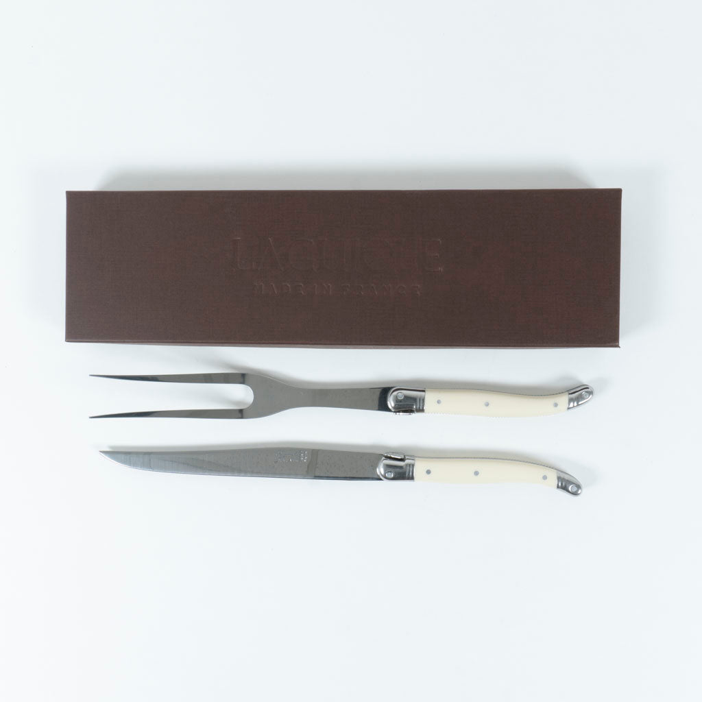 Carving Set | Ivory
