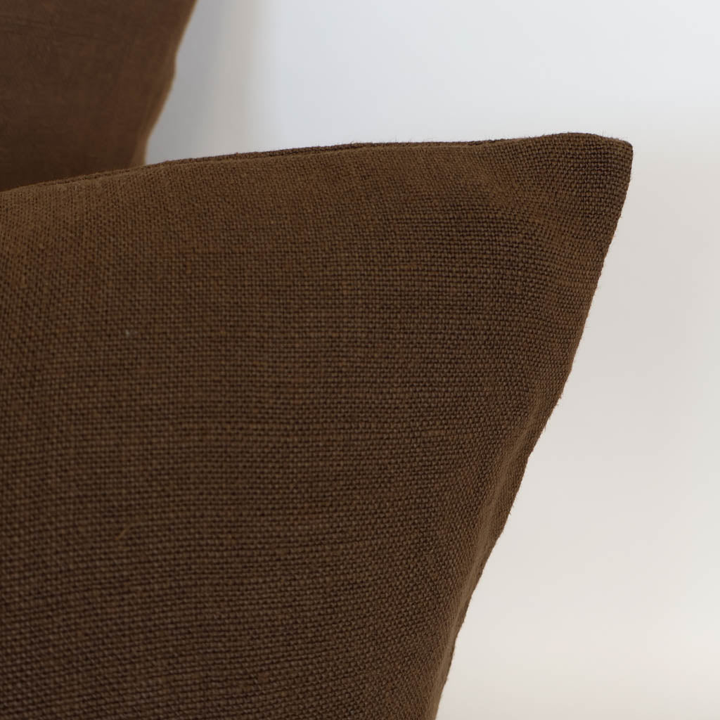 Linen Cushion  |  Cocoa