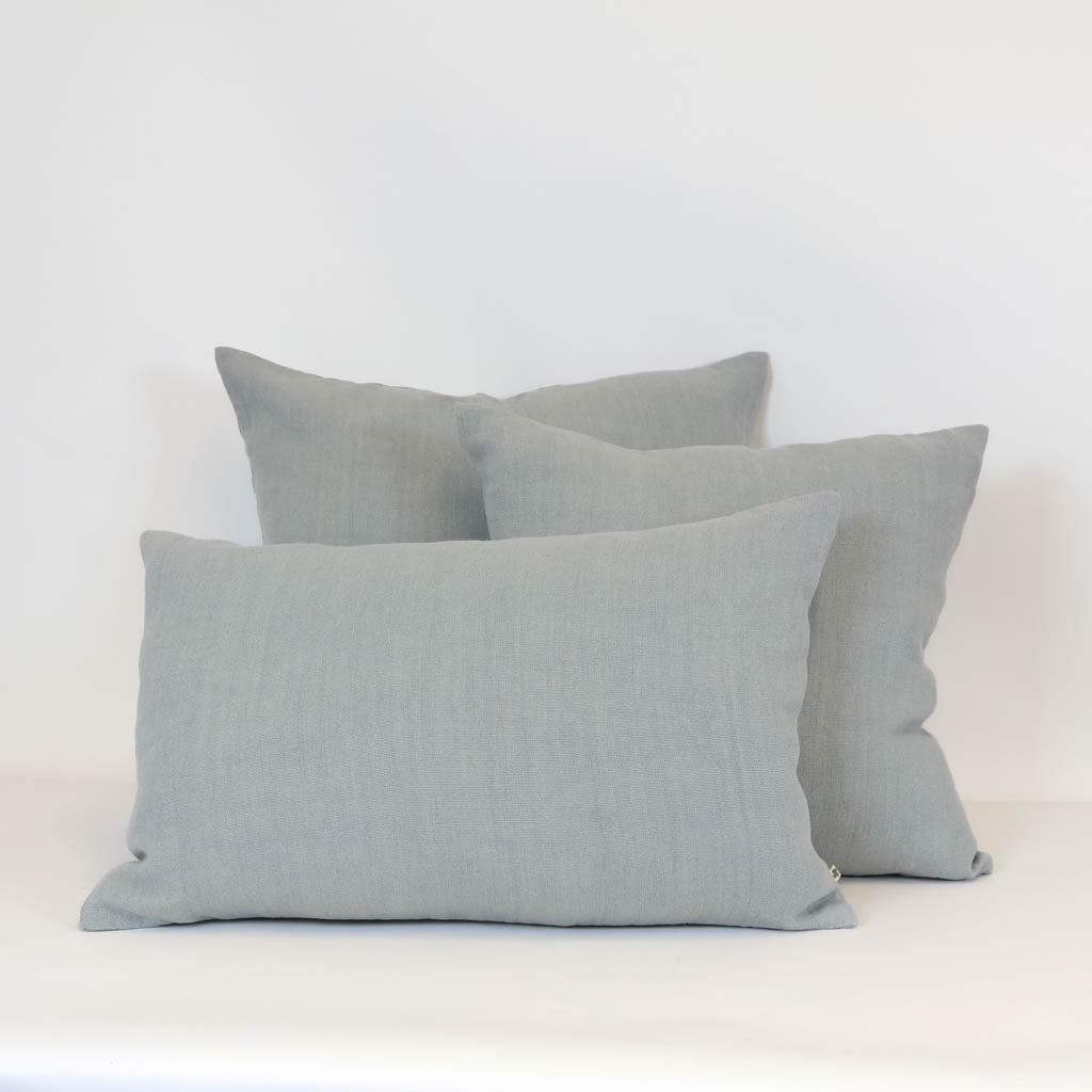 Linen Cushion  |  Duck Egg
