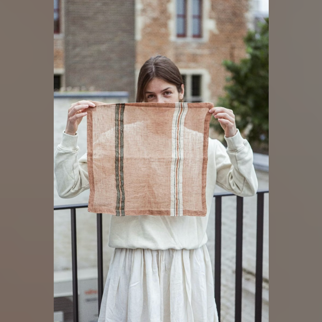 Linen Napkin | Mojave Stripe