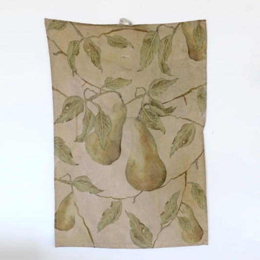 Branche de Poire Linen Tea Towel