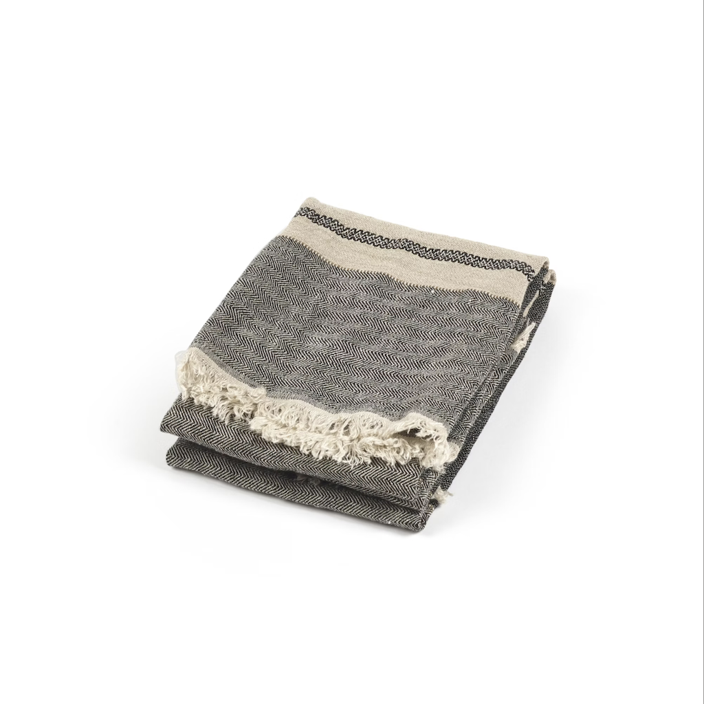 Belgian Fouta Hand Towel | Tack Stripe
