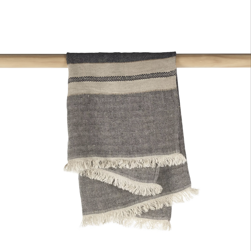 Belgian Fouta Hand Towel | Tack Stripe