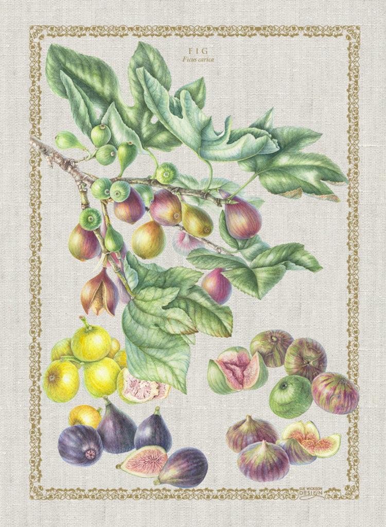 Sue Wickison  Linen Tea Towel