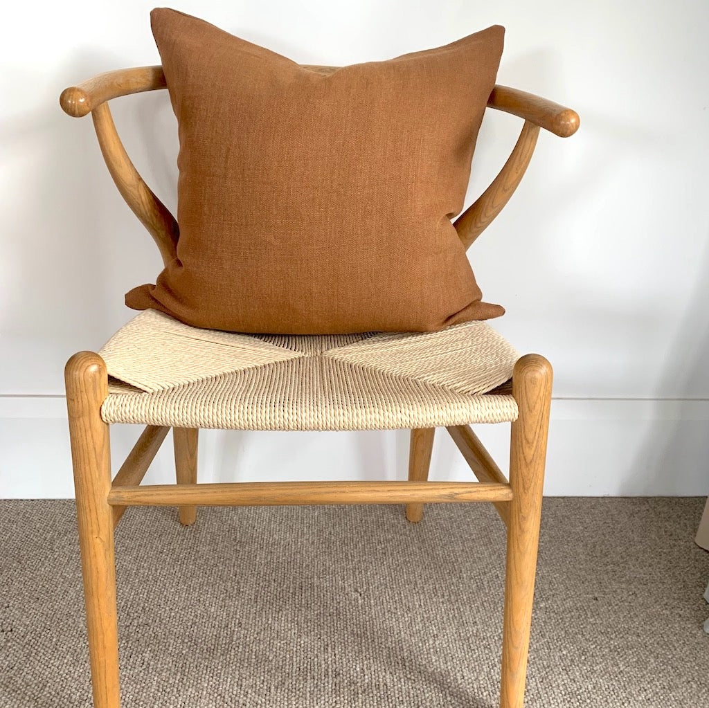 Essential Linen Cushion  |  Copper