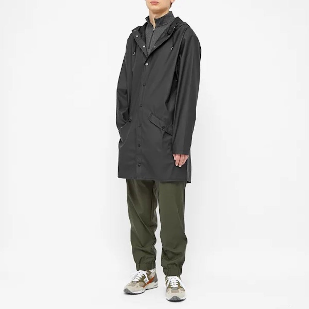 RAINS | Long Jacket | Black