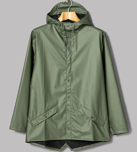 RAINS | Long Jacket  |  Evergreen