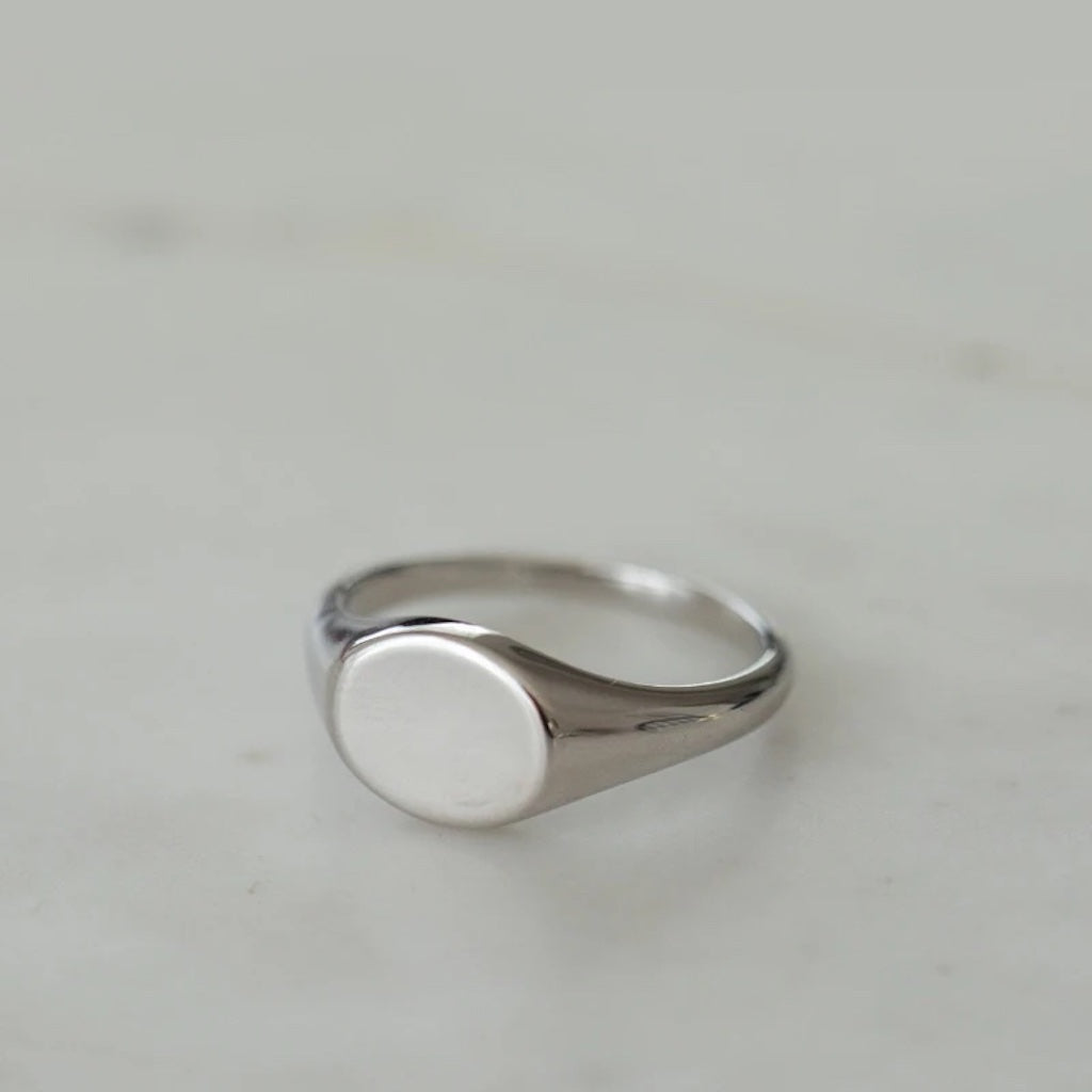 Sophie Sweet Silver Signet Ring