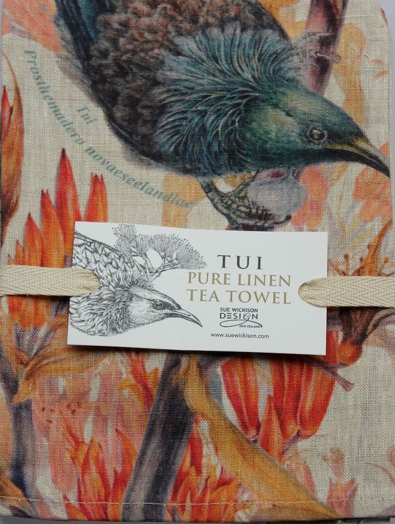 Sue Wickison  Linen Tea Towel