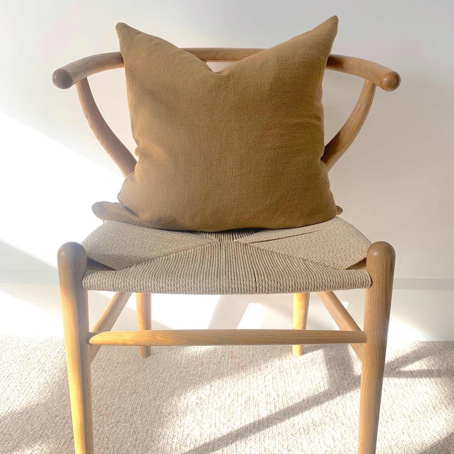 Essential Linen Cushion  |  Turmeric